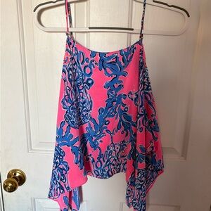 Lilly Pulitzer tank top in Pink and Blue